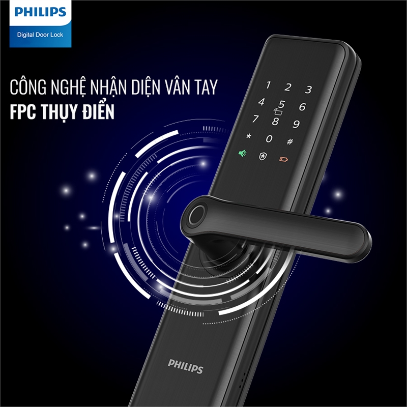 Khóa vân tay Philips 9300