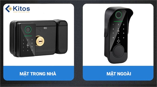 Khoá vân tay cửa cổng Kitos KT-DL04 Pro