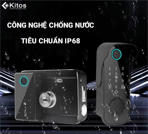 Khoá vân tay cửa cổng Kitos KT-DL04 Plus