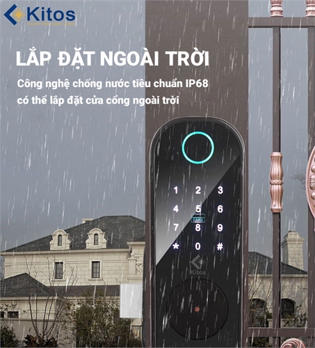 Khoá vân tay cửa cổng Kitos KT-DL03 Pro