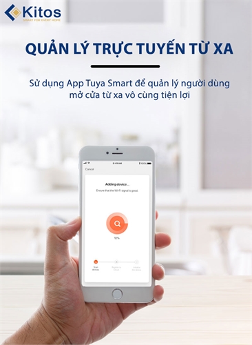 Khoá vân tay cửa nhôm Kitos KT-AL630 Plus