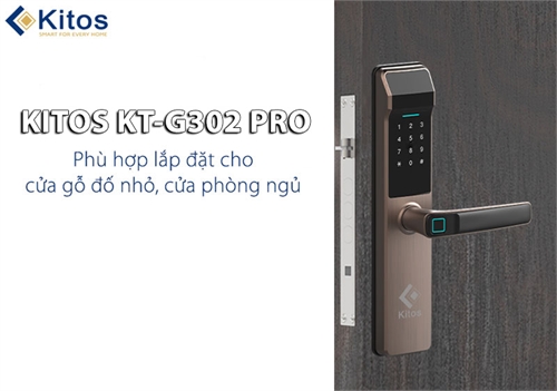 Khóa vân tay Kitos KT-G302 Pro - Màu đen