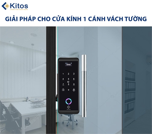 Khoá vân tay cửa kính Kitos KT-GL60 Plus