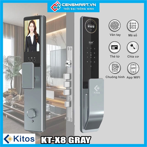 Khóa vân tay Kitos X8 tích hợp chuông hình