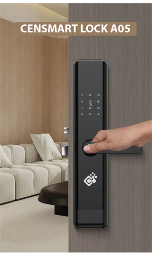 Khóa vân tay mở cửa từ xa Censmart Lock A05
