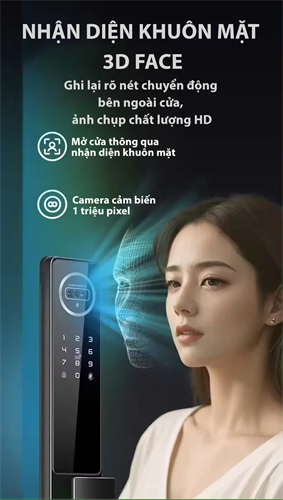 Khóa thông minh Censmartlock D1 Face ID