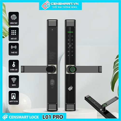 Khóa vân tay cửa nhôm L01 Pro