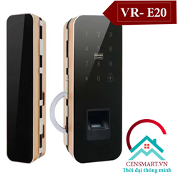 Khóa cửa kính Viro VR-E20 - Smartlock 4in1 