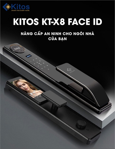 Khóa vân tay nhận diện khuôn mặt Kitos KT-X8 FACE ID