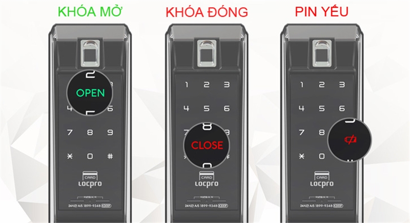 Khóa cửa thông minh Hàn Quốc LocPro K500F