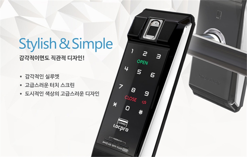 Khóa cửa thông minh Hàn Quốc LocPro K500F