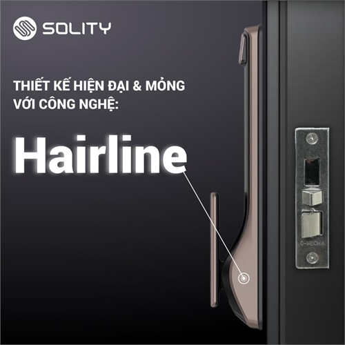  Khóa cửa vân tay Solity GSP-2000BK