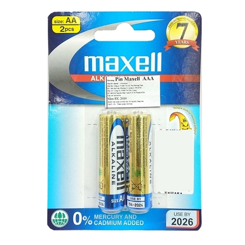 PIN KHÓA ĐIỆN TỬ ALKALINE AA 1.5V CHÍNH HÃNG