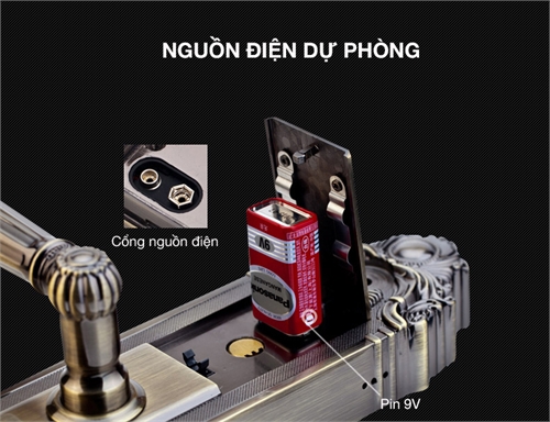 Khóa vân tay tân cổ điển Kaadas 6002