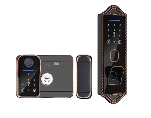 Khóa cửa cổng vân tay Avolock AG 48 Bronze App, Remote