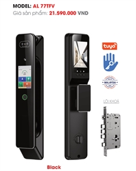 Khoá thông minh Avolock AL-77TFV Black nhận diện khuôn mặt Face ID, App wifi