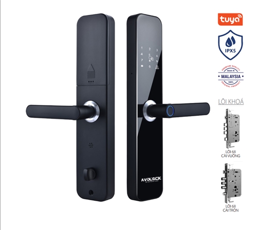 Khoá vân tay Avolock AV 68 Black App wifi
