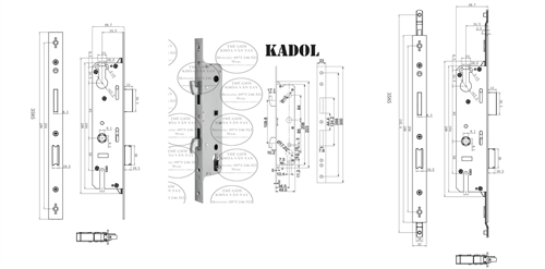 Khóa Vân Tay Cửa Nhôm Kính Kadol KD-800