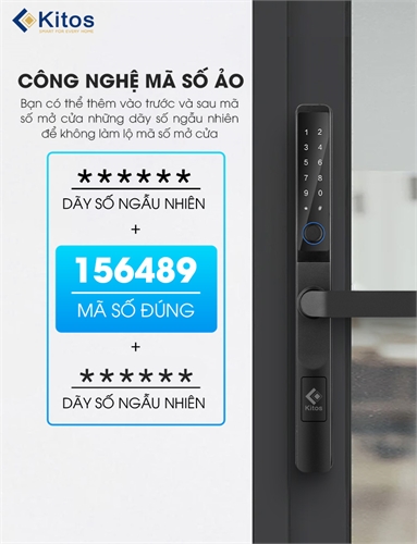 Khoá cửa thông minh Kitos KT-AL60 PRO