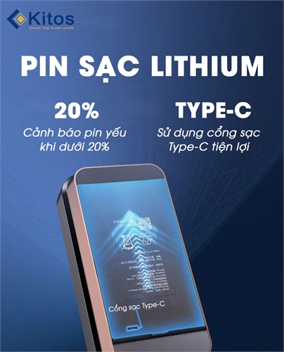 Khóa vân tay Kitos 3D FACE X