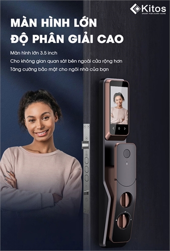Khóa vân tay Kitos 3D FACE X