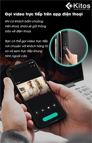 Khóa vân tay Kitos 3D FACE X