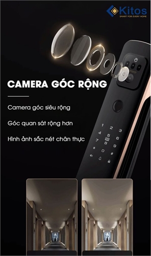 Khóa vân tay Kitos 3D FACE X