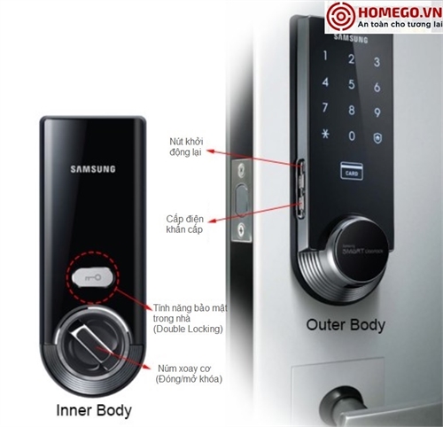 Khóa điện tử SamSung SHS-3321XMK/EN