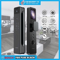 Khóa cửa vân tay Bosch FU8 Plus Black Face ID, App Wifi