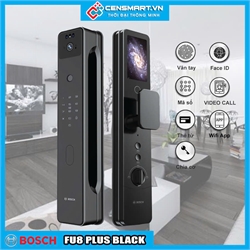 Khóa cửa vân tay Bosch FU8 Plus Black Face ID, App Wifi
