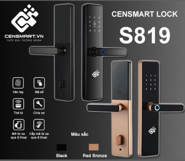 Khóa vân tay Censmart Lock S819