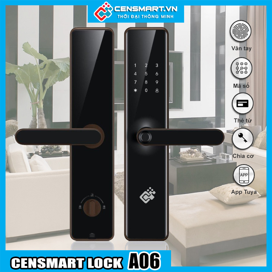 Khóa vân tay Censmart Lock A06 PRo