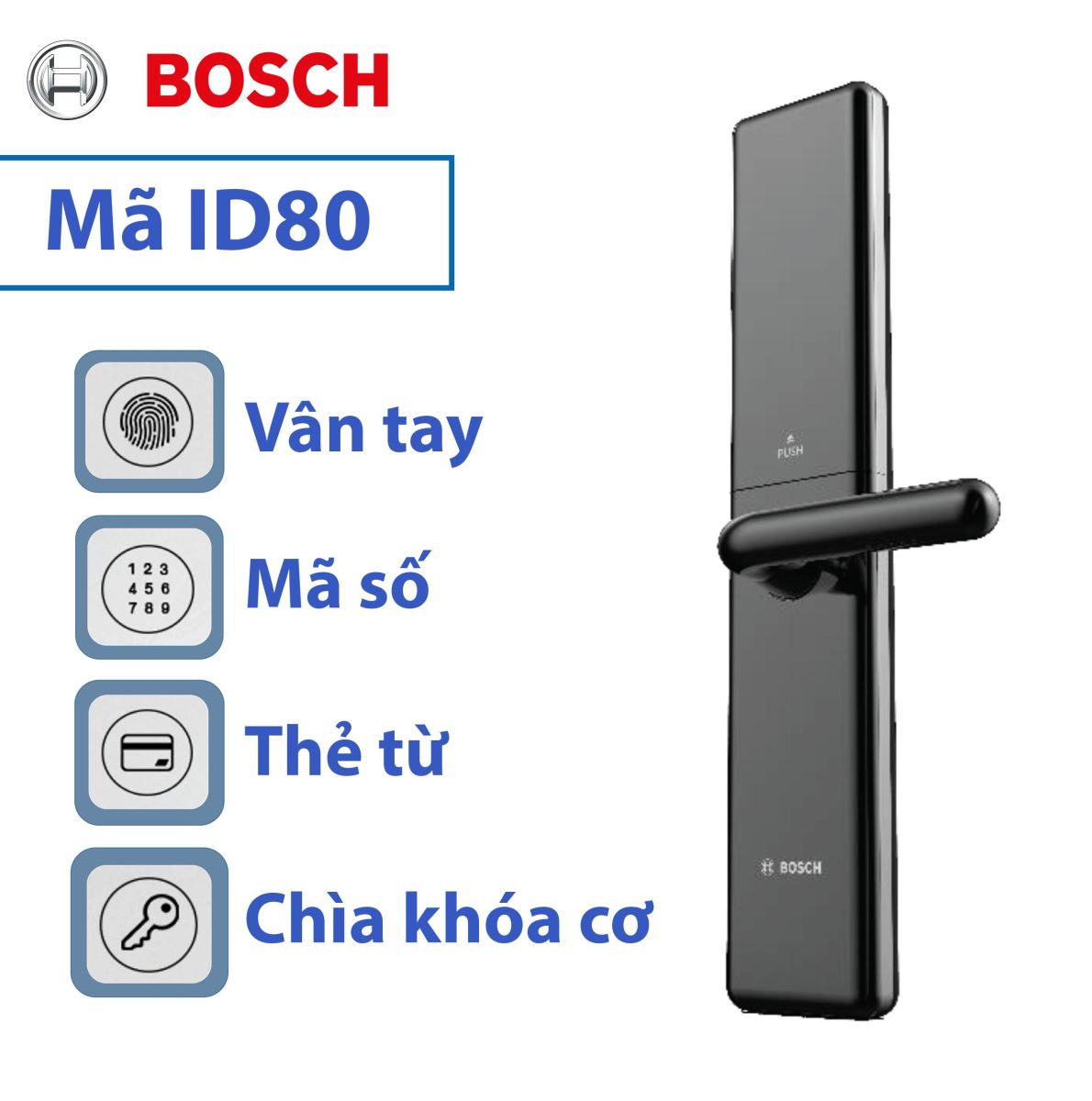 Khóa vân tay Bosch ID80