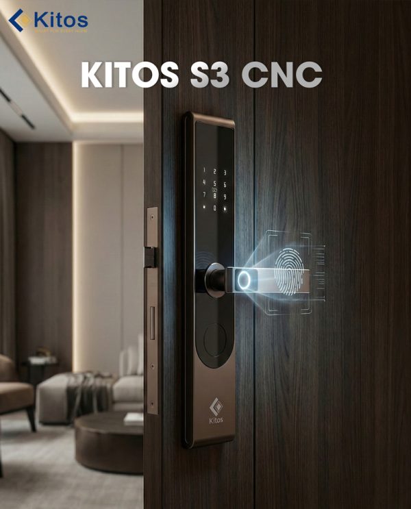 Khoá cửa điện tử Kitos S3 CNC