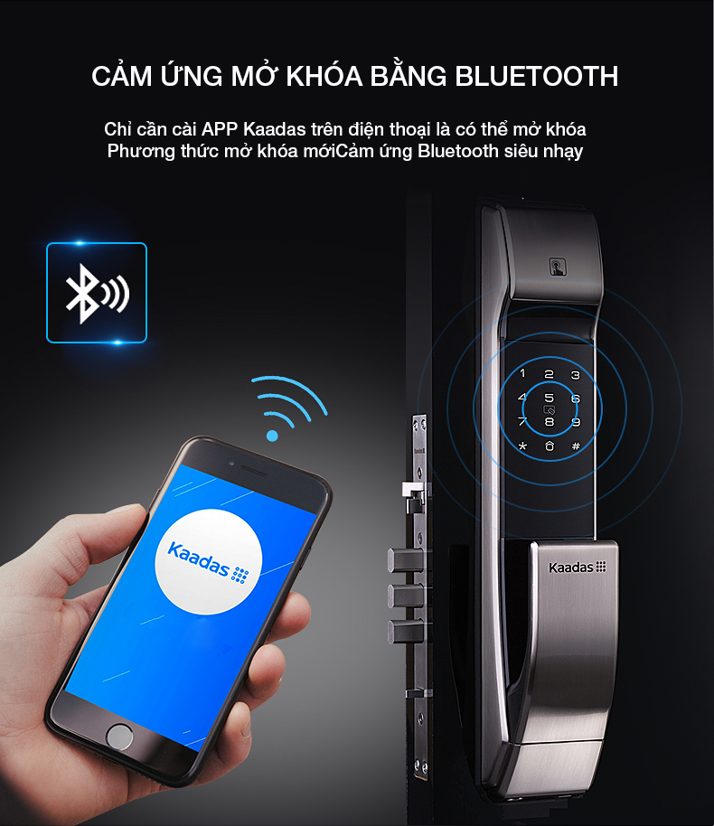 Khóa điện tử Kaadas K7-5 Khóa điện tử Kaadas K7-5