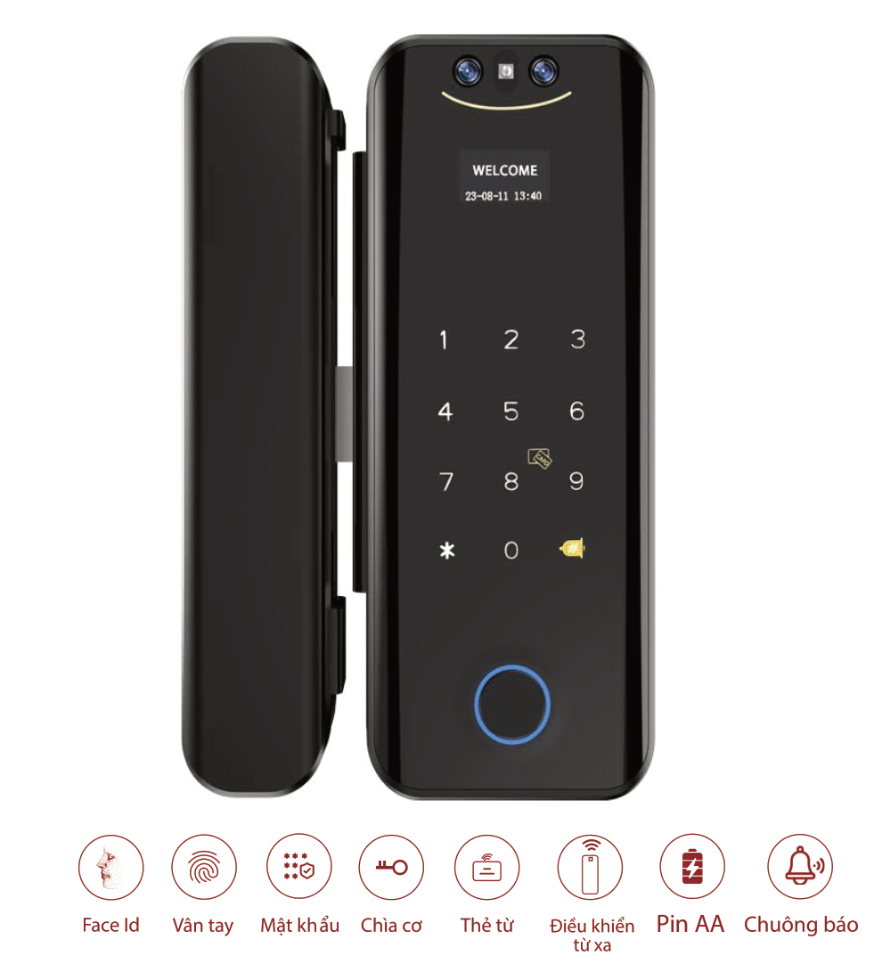 Khóa cửa cổng Avolock ak 28 black