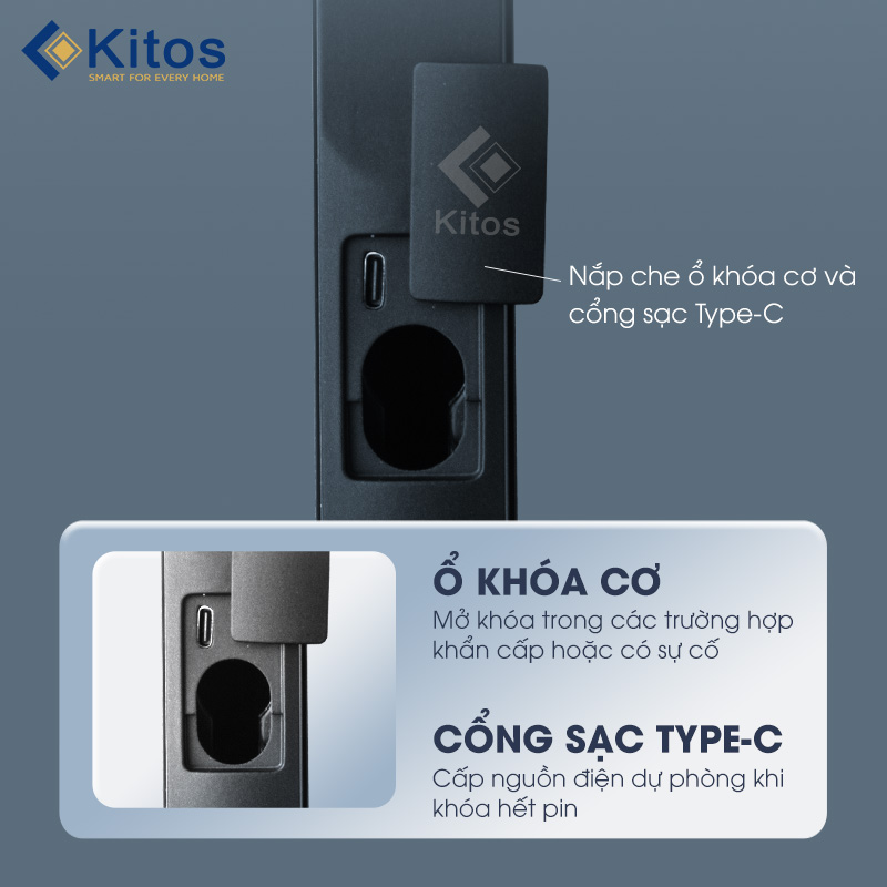 Khoá cửa thông minh Kitos KT-AL60 PRO