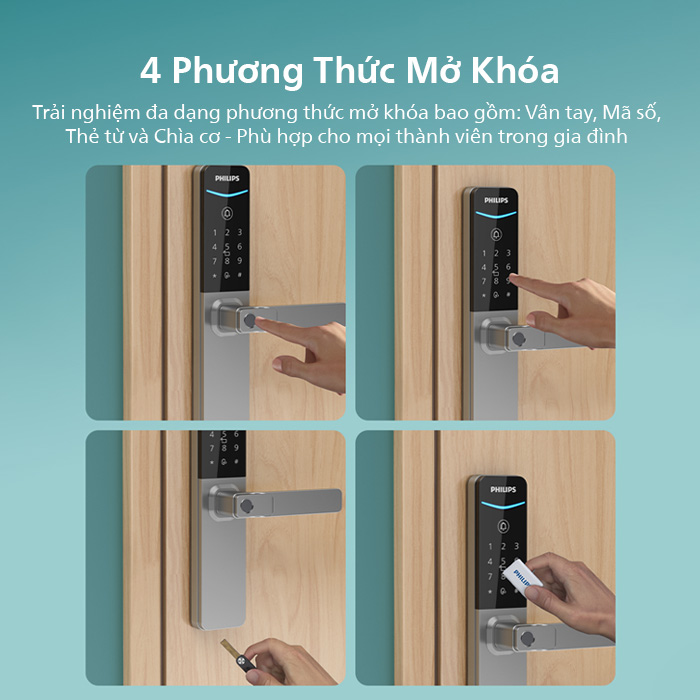 Khóa thông minh Philips DDL615 - 7