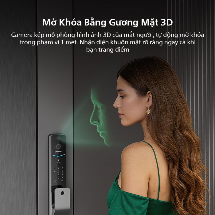 Khóa thông minh Philips DDL720-FVP-3