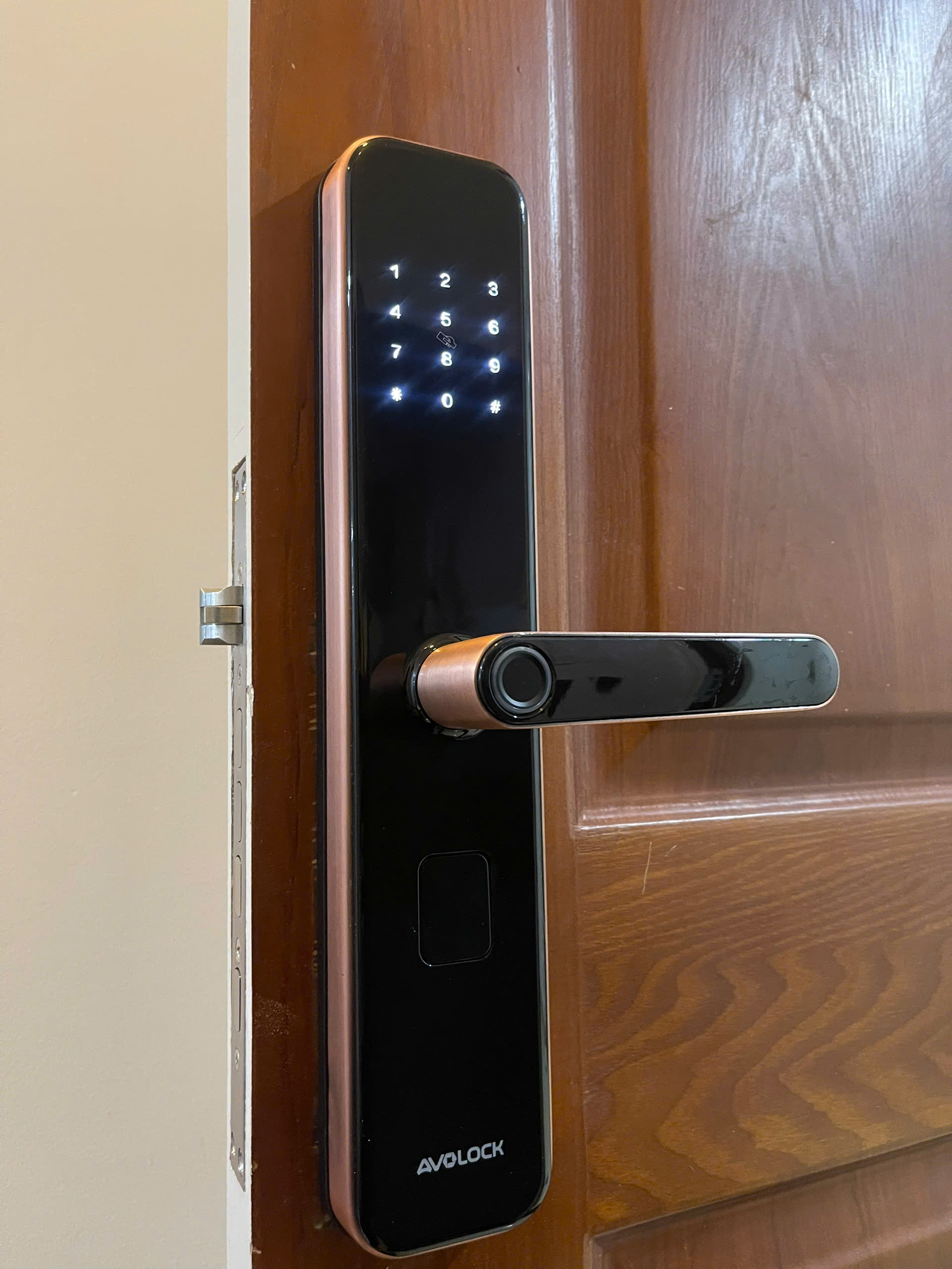 Khóa cửa vân tay Avolock AV65 - nhập khẩu nguyên chiếc MALAYSIA